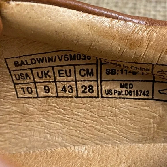 🛑SOLD🛑Vionic Baldwin Shoes Sneakers Leather Top Lace Up Size 10 - Picture 10 of 11